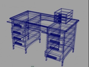 office desk 3D Model