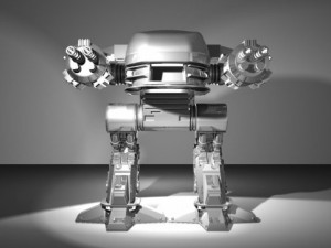robot ed209 Modello 3D
