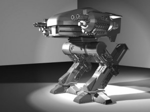 robot ed209 Modèle 3D