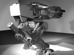 robot ed209 Modèle 3D