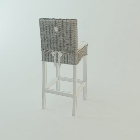 classic chair rotang 3D Модель .c4d .max .obj .3ds .fbx .stl .blend 