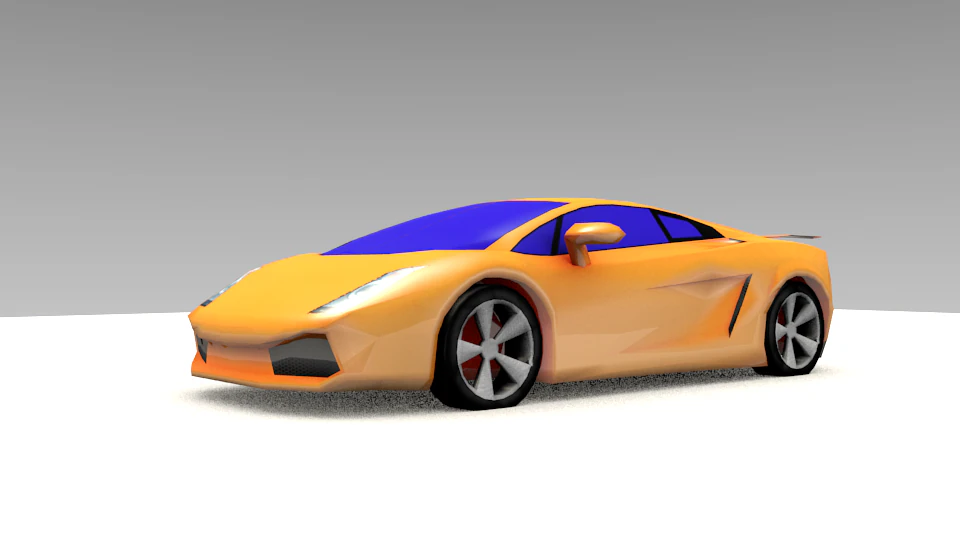 lamborghini gallardo 3D Model .c4d .max .obj .3ds .fbx .stl .blend 