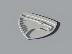 eagle 3d emblem 3D Model