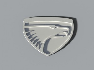 eagle 3d emblem Modelo 3D