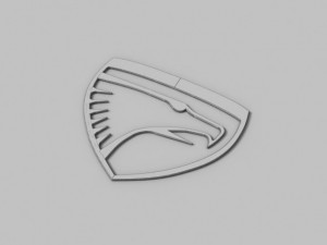 eagle 3d emblem Modelo 3D