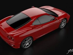 2009 ferrari modena 3D Model