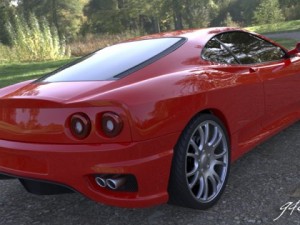 2009 ferrari modena Modelo 3D