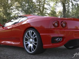 2009 ferrari modena 3D Model