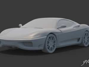 2009 ferrari modena Modelo 3D