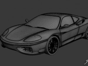 2009 ferrari modena 3D Model