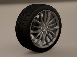 Acura rim and logo Modèle 3D