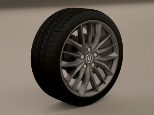 アキュラのリムとロゴ 3Dモデル