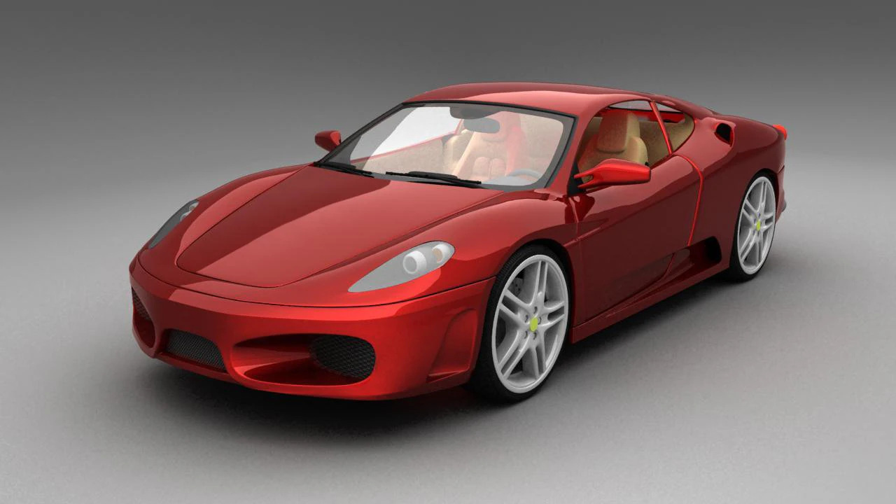 Ferrari f430 3D Model .c4d .max .obj .3ds .fbx .stl .blend 