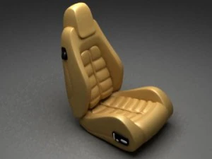 車の座席 3Dモデル