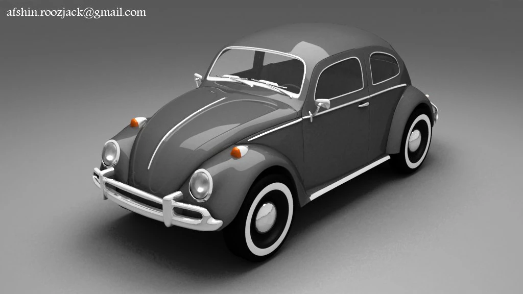 Volkswagen 3D Model .c4d .max .obj .3ds .fbx .stl .blend 