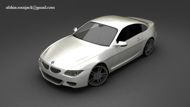 bmw m6 3D Model .c4d .max .obj .3ds .fbx .stl .blend 