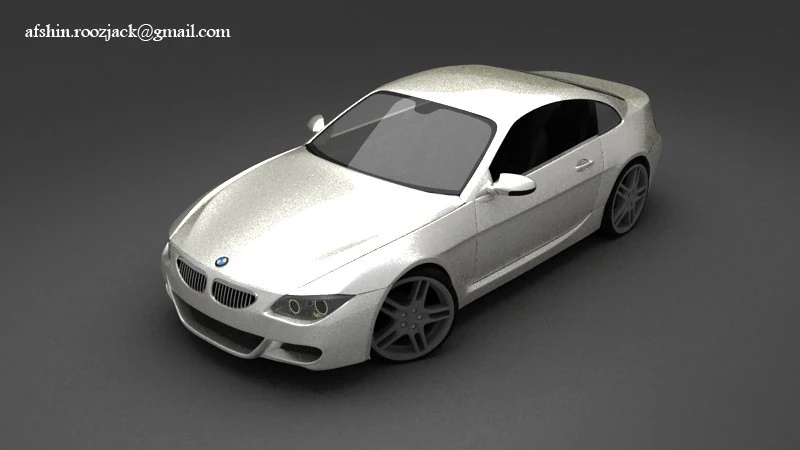 bmw m6 3D Model .c4d .max .obj .3ds .fbx .stl .blend 