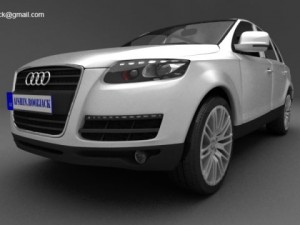 audi q7 Model 3D