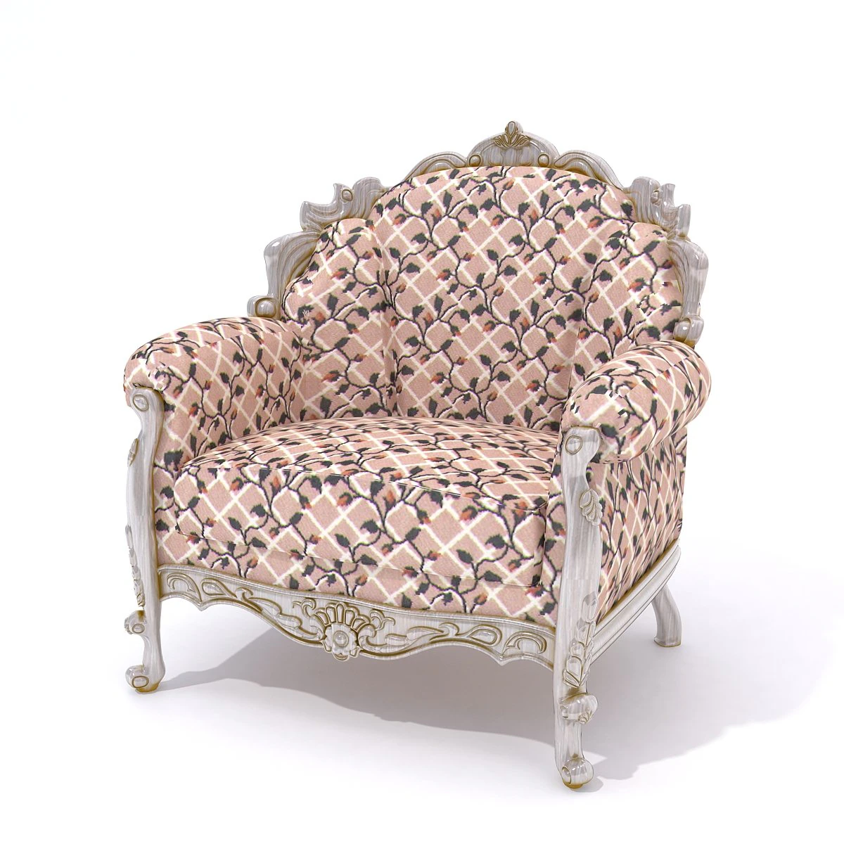 classical chair 3D Model .c4d .max .obj .3ds .fbx .stl .blend 