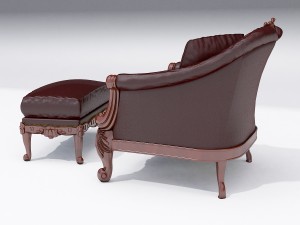 chair classical angelo cappellini 3D-Modell