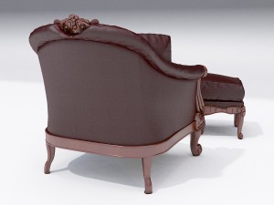 chair classical angelo cappellini 3D-Modell
