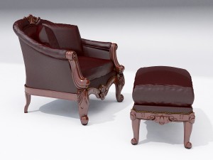 chair classical angelo cappellini 3D-Modell