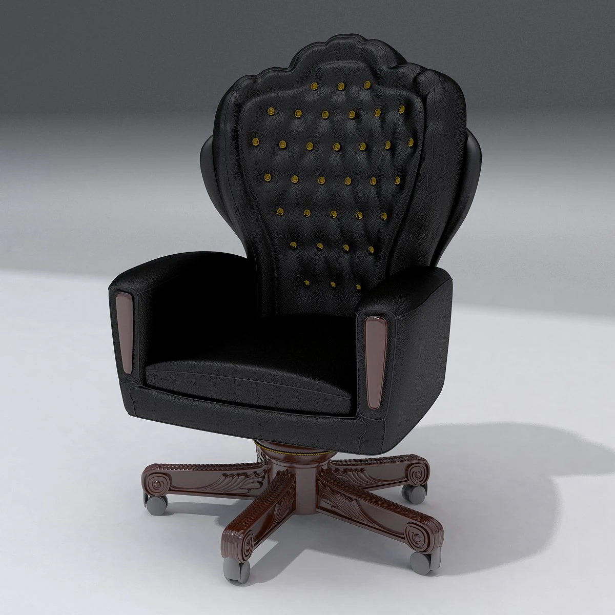 boss chair 3D Model .c4d .max .obj .3ds .fbx .stl .blend 