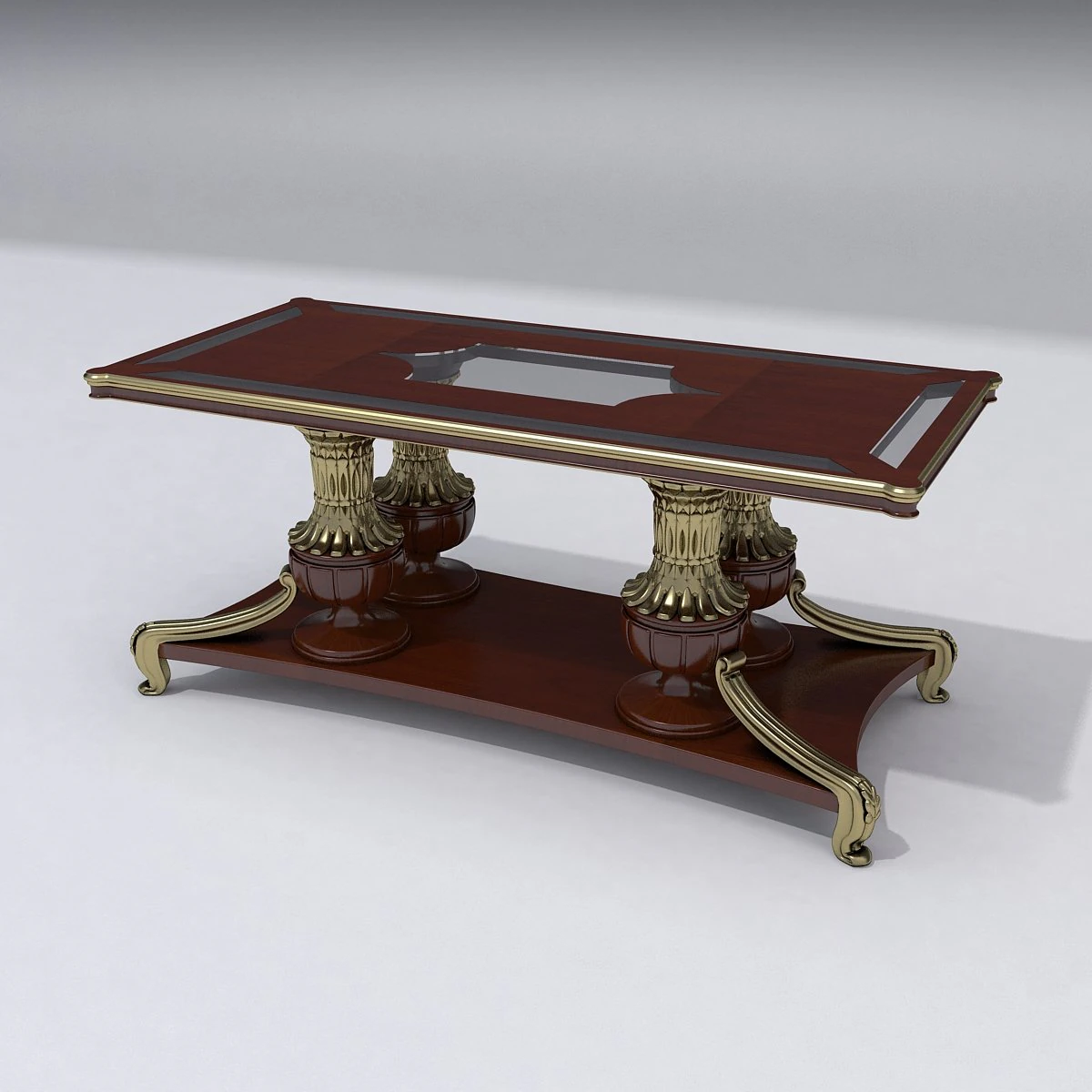 tea little table 3D Model .c4d .max .obj .3ds .fbx .stl .blend