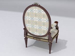 chair classical 3D Model