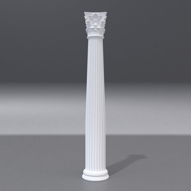 antique column 3D मॉडल .c4d .max .obj .3ds .fbx .stl .blend 