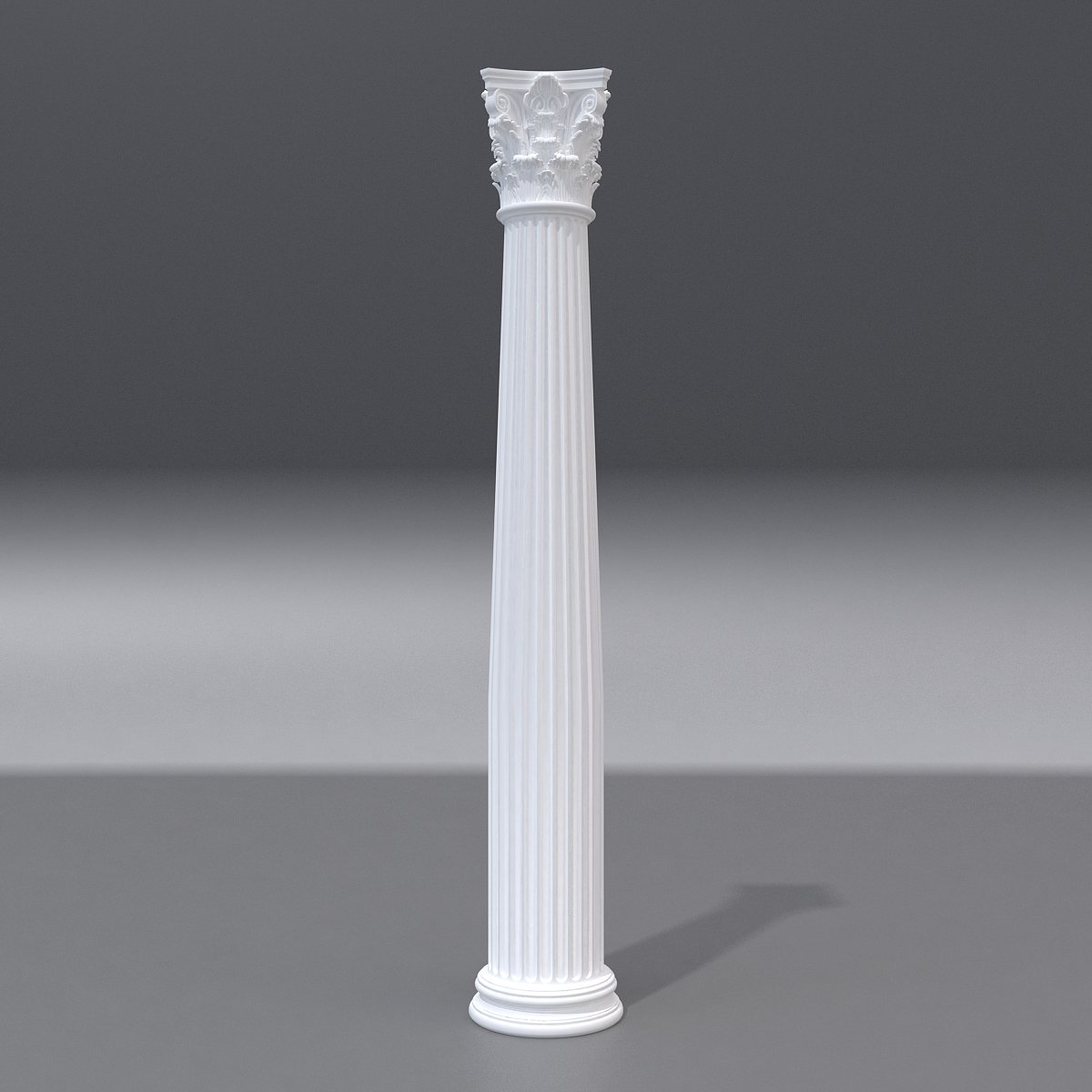 Модель колонны. Antique column. Antique column 3 model 3d in dekorasi 3dexport.