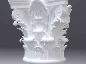antique column 3D मॉडल