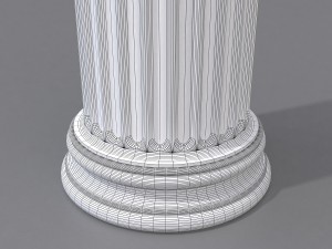 antique column 3D मॉडल