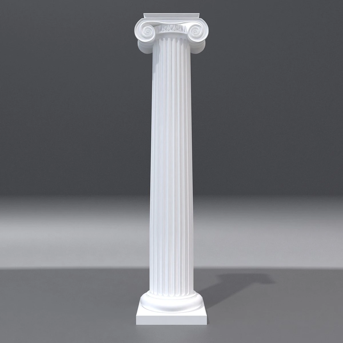 antique column 2 3D Model .c4d .max .obj .3ds .fbx .stl .blend 