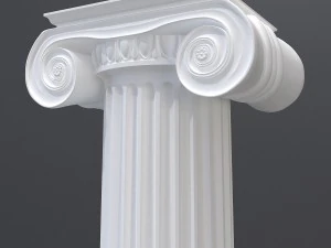 antique column 2 3D Model