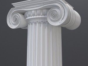 antique column 2 3D Model