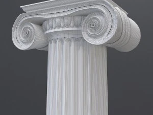 antique column 2 3D Model