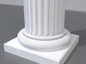 antique column 2 3D Model