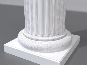 antique column 2 3D Model