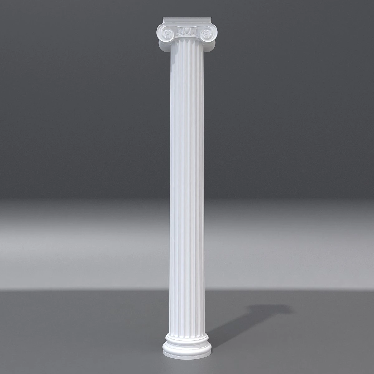 antique column 3 3D Model .c4d .max .obj .3ds .fbx .stl .blend