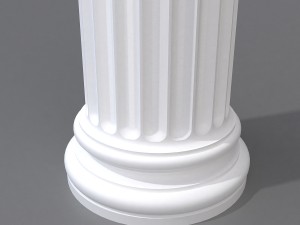 antique column 3 Model 3D