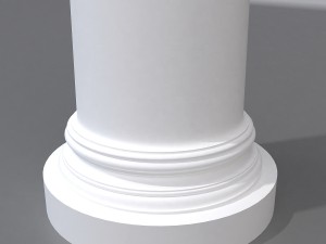 antique column 4 Model 3D