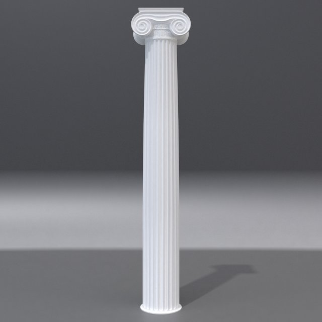 antique column 5 Modello 3D .c4d .max .obj .3ds .fbx .stl .blend 