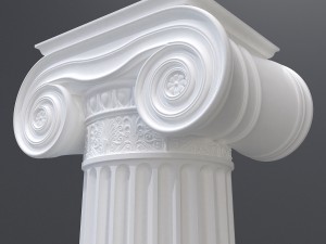 antique column 5 Modello 3D