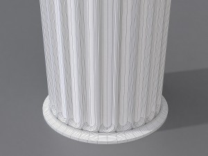antique column 5 Modello 3D