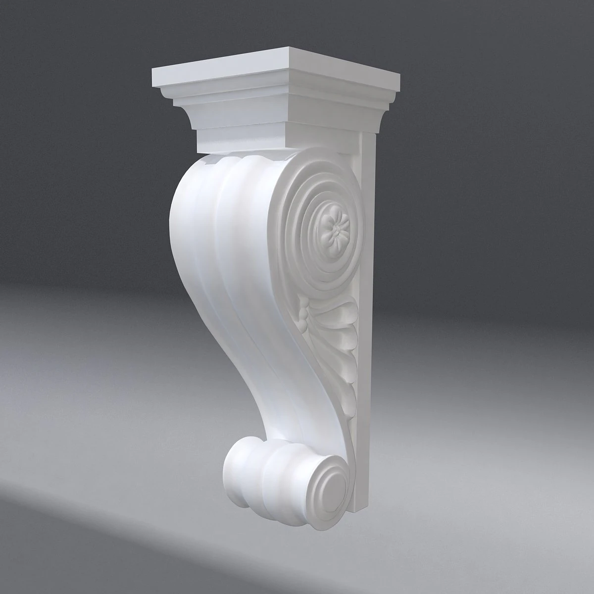 corbel 1 3D Model .c4d .max .obj .3ds .fbx .stl .blend