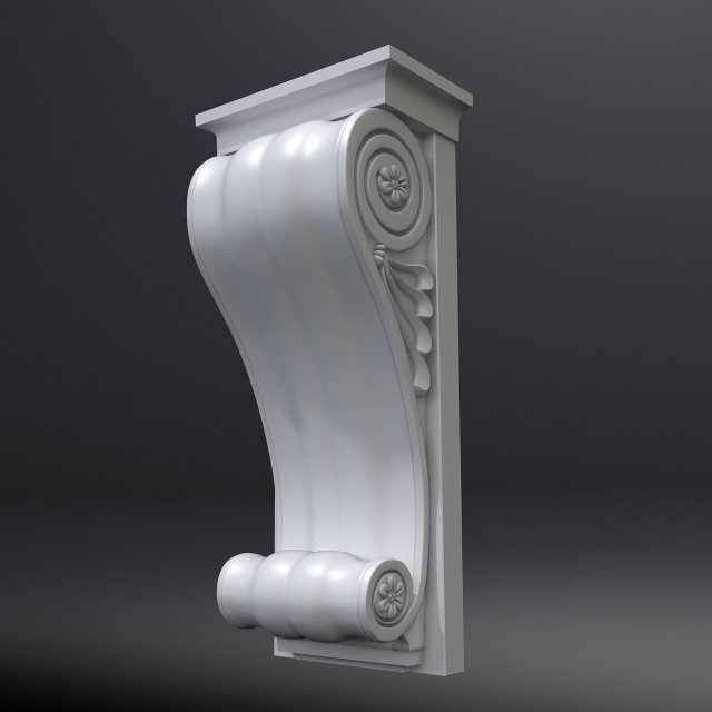 corbel 2 Modelo 3D .c4d .max .obj .3ds .fbx .stl .blend 