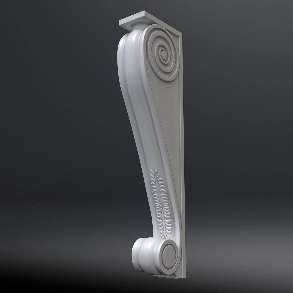 corbel 3 3D Model .c4d .max .obj .3ds .fbx .stl .blend 