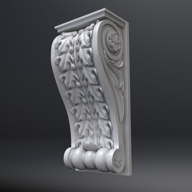 corbel 4 Modelo 3D .c4d .max .obj .3ds .fbx .stl .blend 