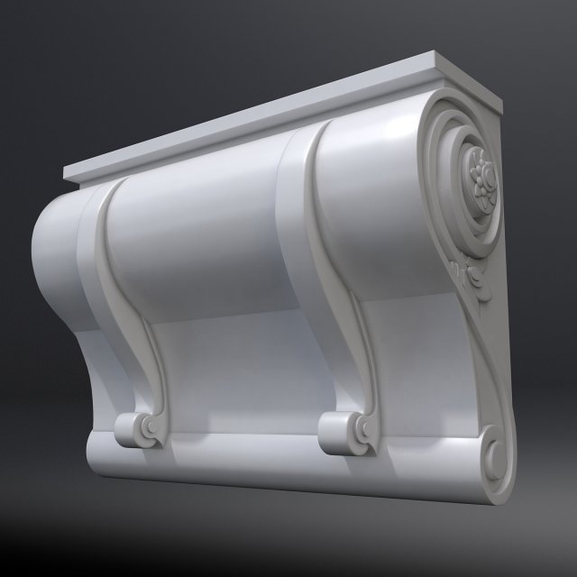 corbel 7 Modèle 3D .c4d .max .obj .3ds .fbx .stl .blend 